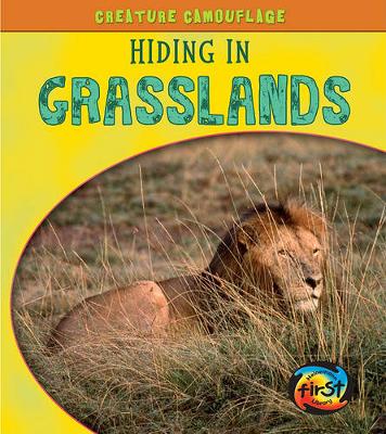 Book cover for Hiding in Grasslands (Creature Camouflage)