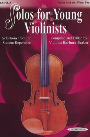 Cover of Solos for Young Violinists , Vol. 3