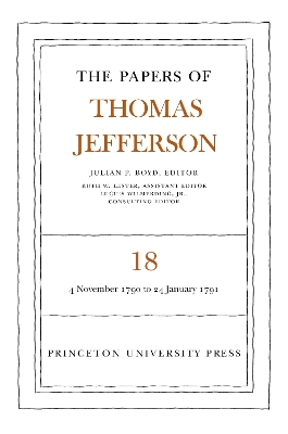 Cover of The Papers of Thomas Jefferson, Volume 18