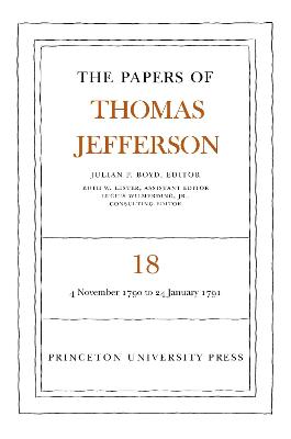 Book cover for The Papers of Thomas Jefferson, Volume 18