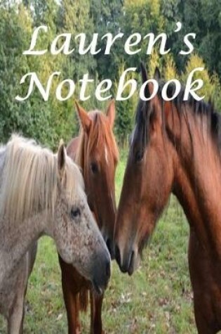 Cover of Lauren's Notebook