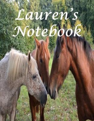 Book cover for Lauren's Notebook