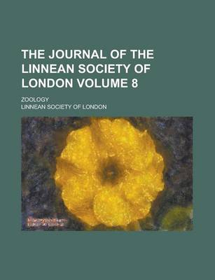 Book cover for The Journal of the Linnean Society of London; Zoology Volume 8