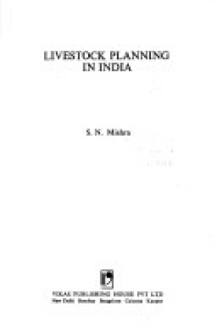 Cover of Livestock Planning in India