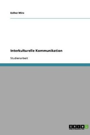 Cover of Interkulturelle Kommunikation