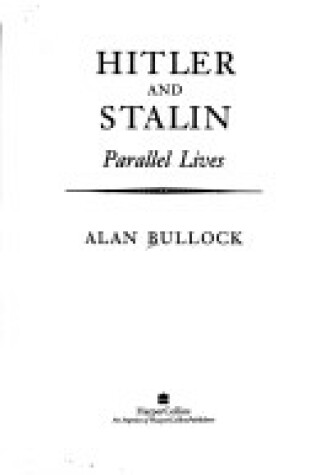 Cover of Hitler and Stalin