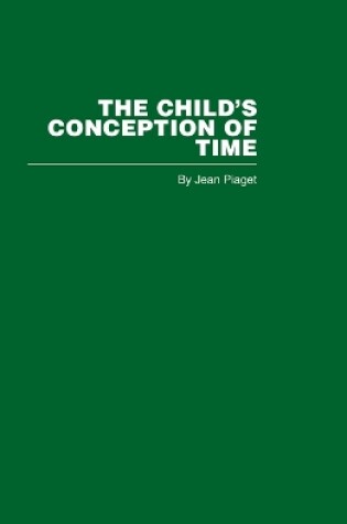 Cover of The Child's Conception of Time