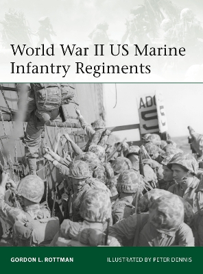 Book cover for World War II US Marine Infantry Regiments