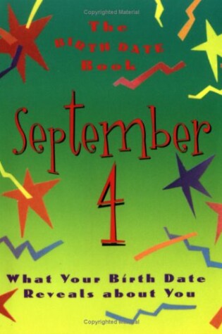 Cover of The Birth Date Book September 4