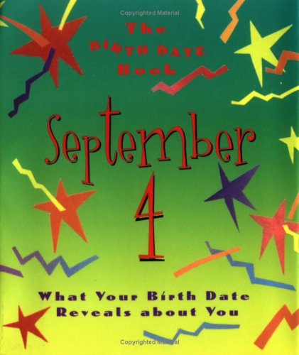 Book cover for The Birth Date Book September 4