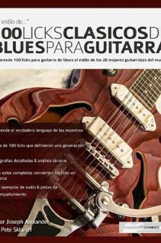 Cover of 100 licks clásicos de blues para guitarra