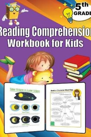 Cover of 5th Grade Reading Comprehension Workbook for Kids