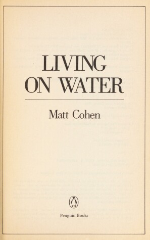 Book cover for Living on Water