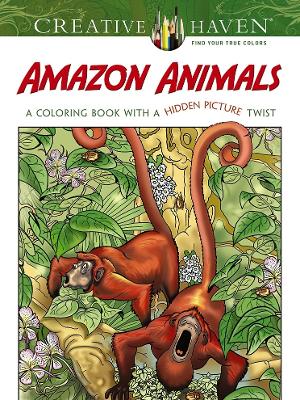 Book cover for Creative Haven Amazon Animals