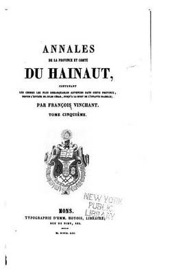 Book cover for Annales de la province et comté du Hainaut - Tome V