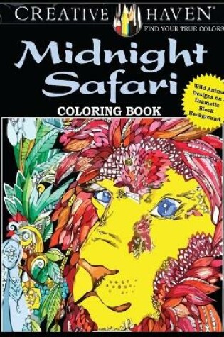 Cover of Creative Haven Midnight Safari Coloring Book