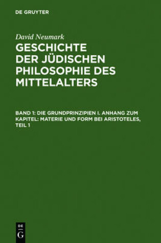 Cover of Geschichte Der Judischen Philosophie Des Mittelalters