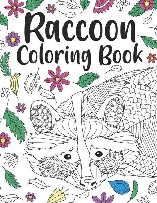 Book cover for Raccoon Coloring Book