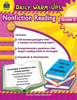 Cover of Nonfiction Reading Grd 5