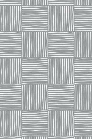 Cover of Slate Gray Stripe Weave - Lined Notebook with Margins - 5x8