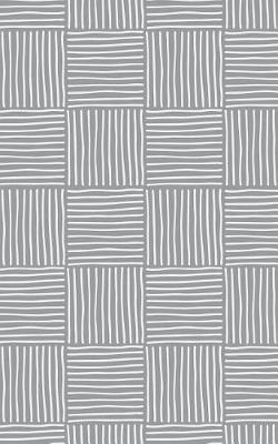 Cover of Slate Gray Stripe Weave - Lined Notebook with Margins - 5x8