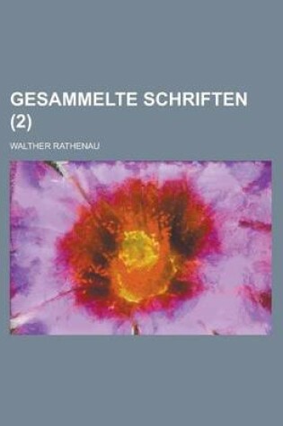 Cover of Gesammelte Schriften (2)