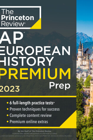 Cover of Princeton Review AP European History Premium Prep, 2023