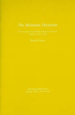 Book cover for The Ahrimanic Deception