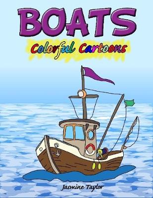 Book cover for Boats Colorful Cartoons