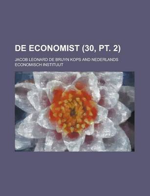 Book cover for de Economist (30, PT. 2)