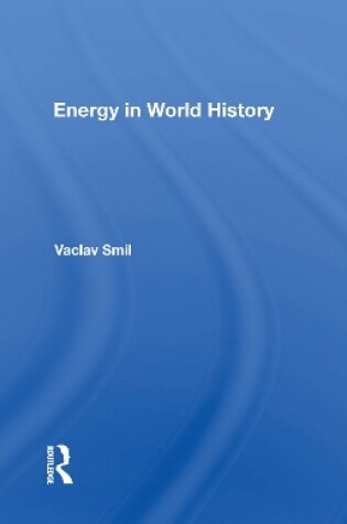 Cover of Energy In World History