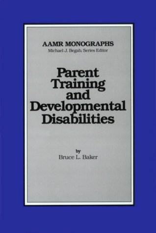 Cover of Parent Training and Developmental Disabilities