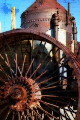 Book cover for An Old and Rusted Antique Steam Tractor Boiler