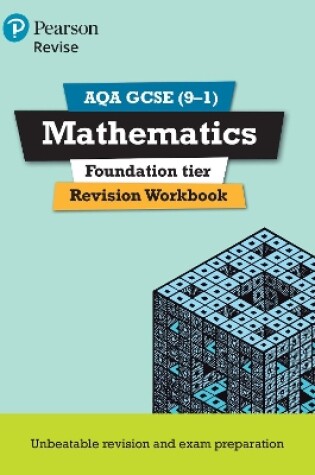 Cover of Pearson REVISE AQA GCSE Maths (Foundation) Revision Workbook - for 2025, 2026 exams