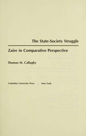 Book cover for The State-Society Struggle