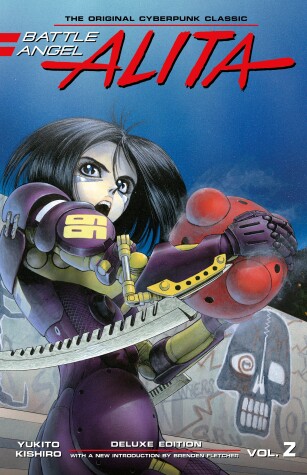 Book cover for Battle Angel Alita Deluxe Edition 2