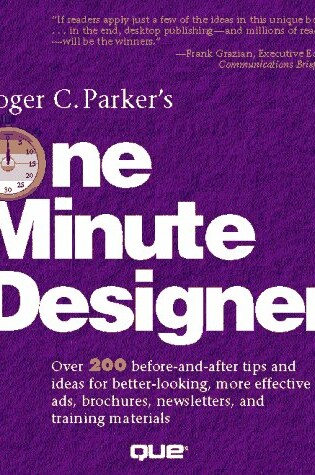 Cover of Roger Parker's One Minute Designer