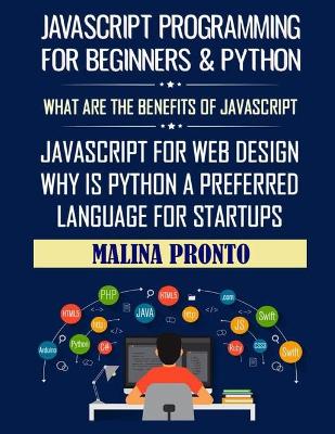 Book cover for Javascript Programming For Beginners & Python