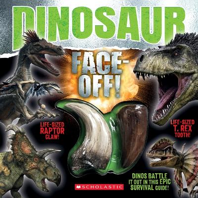 Book cover for Dinosaur Face-Off!