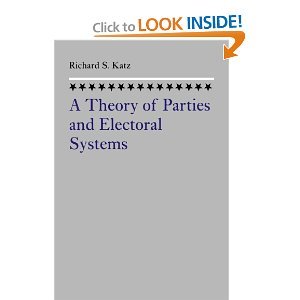 Book cover for Theory of Parties and Electoral Systems