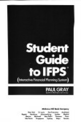 Cover of Student Guide to Interactive Financial Planning System
