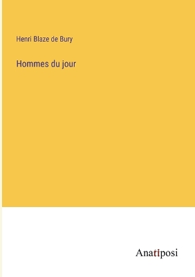 Book cover for Hommes du jour