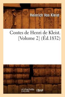 Book cover for Contes de Henri de Kleist. [Volume 2] (Ed.1832)