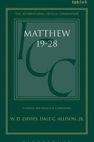 Cover of Matthew 19-28