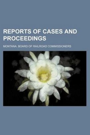 Cover of Reports of Cases and Proceedings