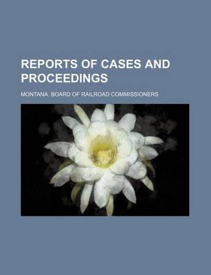 Book cover for Reports of Cases and Proceedings