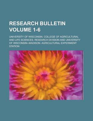 Book cover for Research Bulletin Volume 1-6