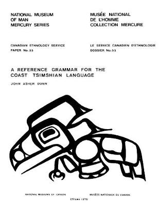 Cover of A reference grammar for the coast Tsimshian language