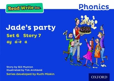 Book cover for Read Write Inc. Phonics: Jade's Party (Blue Set 6 Storybook 7)