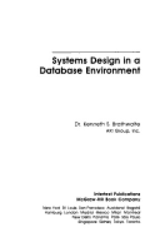 Cover of Systems Design in a Data Base Environment